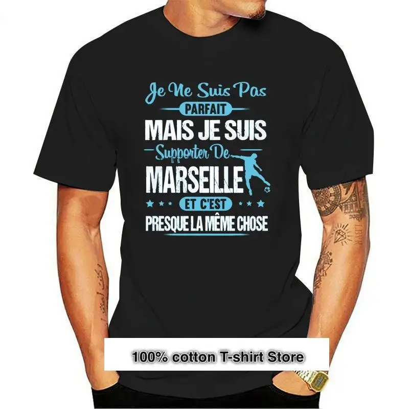 

New De Marseille - Je Ne Suis Pas Parfait Mais T-shirt Short Sleeve Hip Hop Tee T Shirt Top Tee 2021 2021 Funny