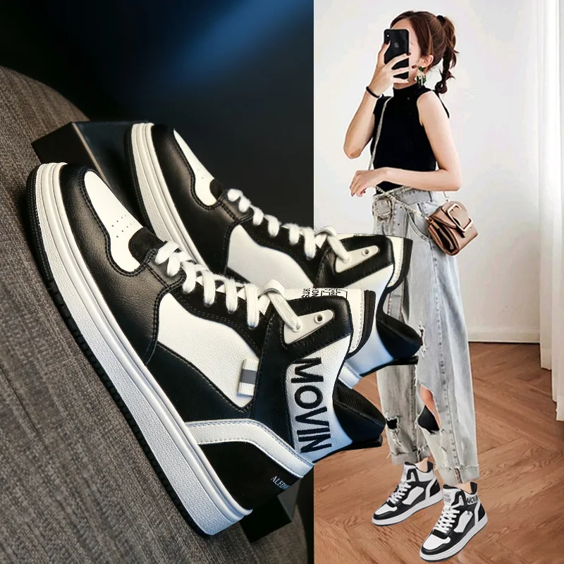 

Женские кроссовки из натуральной кожи, на осень/зиму