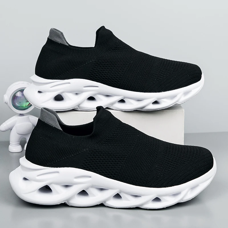 2024 мужские кроссовки для путешествий прогулок обувь с сетчатыми носками на