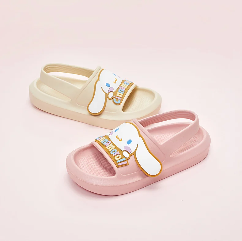 Сандалии Sanrio для девочек, милые босоножки с мягкой подошвой, с изображением персонажа из аниме Kuromi Cinnamorol, не скользят, на улице (art.: 3920bcd90806c) - 3920bcd90806c