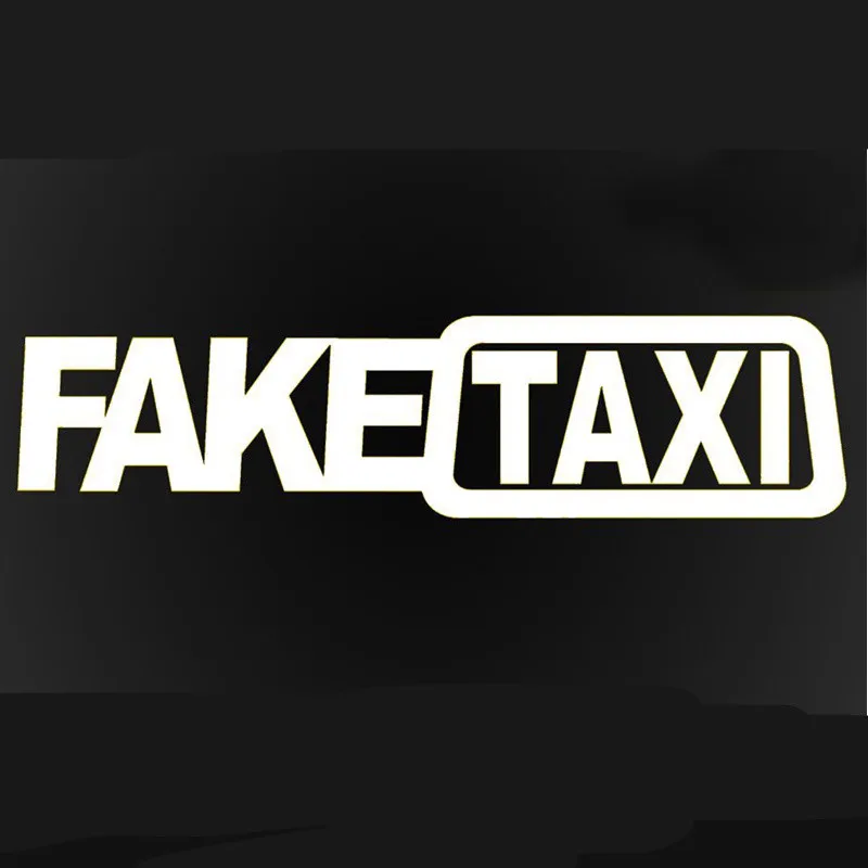 Автомобильная наклейка поддельная для такси автомобиля Виниловая на окно