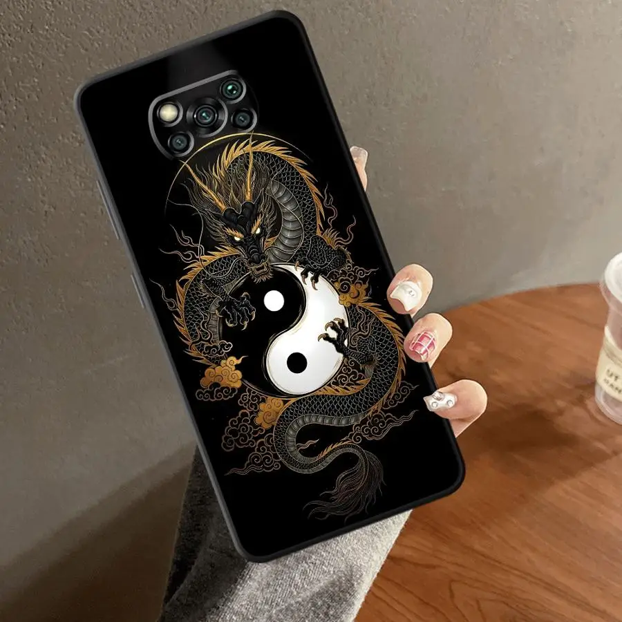 Фото Чехол Dragon Cool для Xiaomi Poco F8 C61 C71 F1 C50 C75 X3 X4 X5 X7 Pro M3 M4 M7 M5 F3, чехол для телефона №3