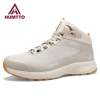 humtto winter waterproof mens shoes breathable black casual work sneakers for men fashion sports luxury designer man trainers