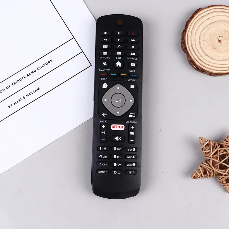 

1pc TV Remote Control Compatible For PHILIPS TV With NETFLIX, HOF16H303GPD24, 398GR08B For PHILIPS Smart TV Accessories
