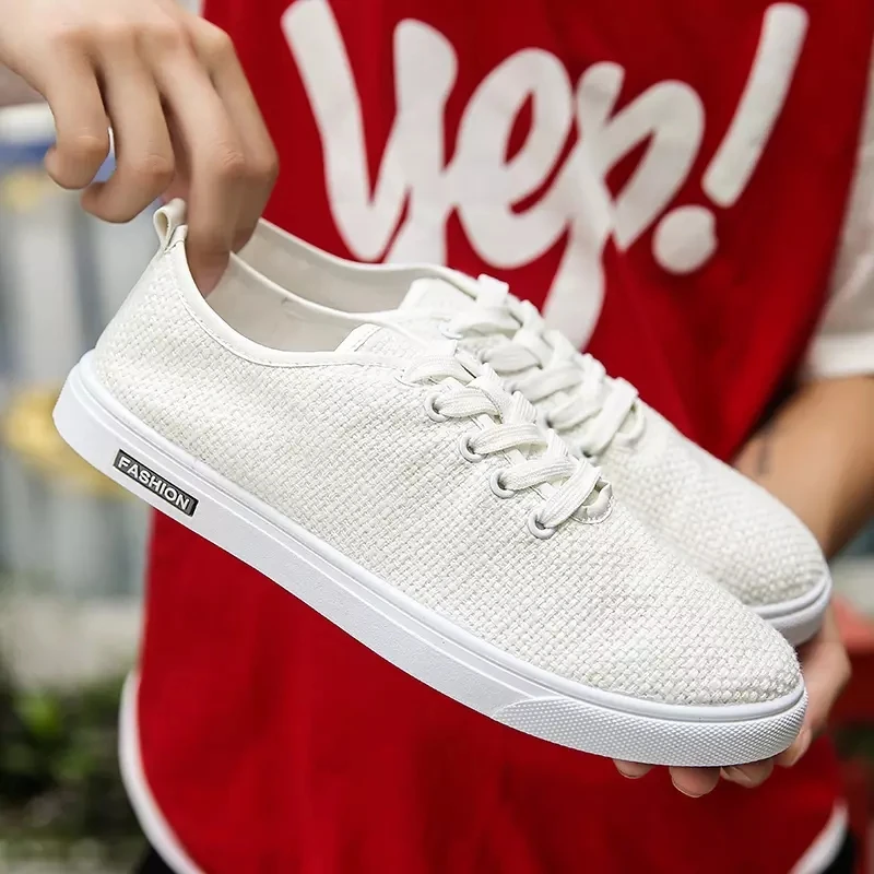 Damyuan Men's White Casual Shoes Summer Rubber Bottom Vulcanized Tennis Sneakers Fashion Walking Shoes Wholesale Free Shipping