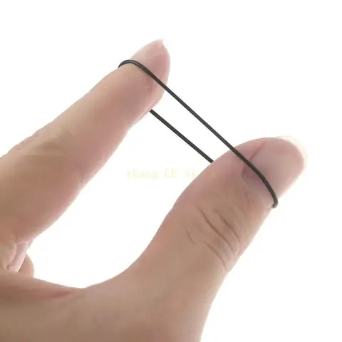 M5TD 15PCS Рекордер резиновые ремни 1,2 мм круглый кассетный рекордер