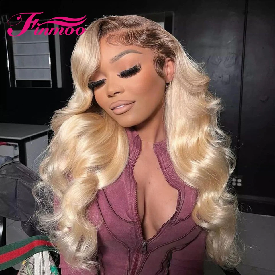 

Body Wave Blonde Lace Front Wig Human Hair Lace Frontal Wigs 30 Inch Color Wig Dark Roots Blonde Wig Human Hair Hd Glueless Wig