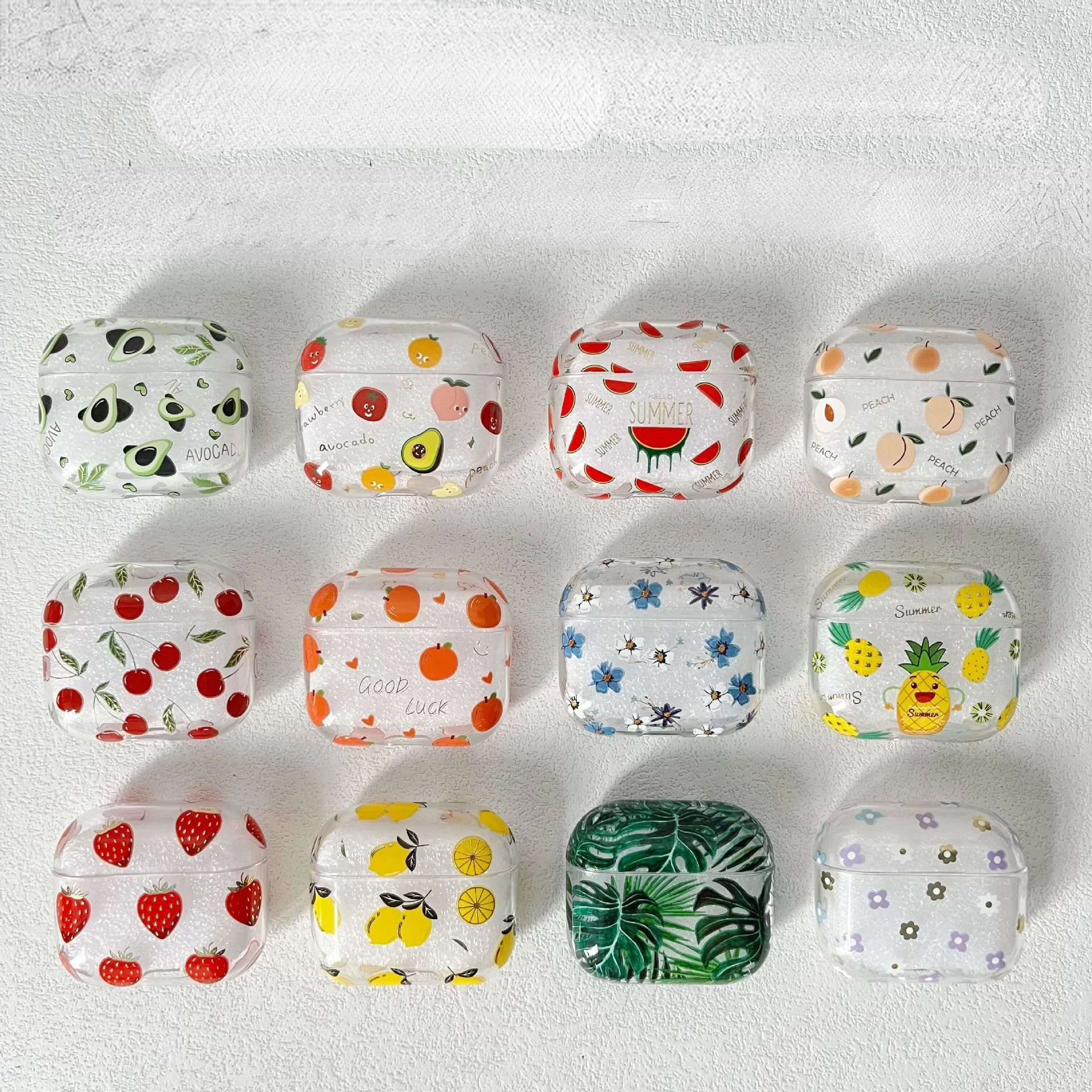 

Apply Apple AirPods Protective Case Transparent Drop-proof Headphones Protective Case AirPods Protective Case