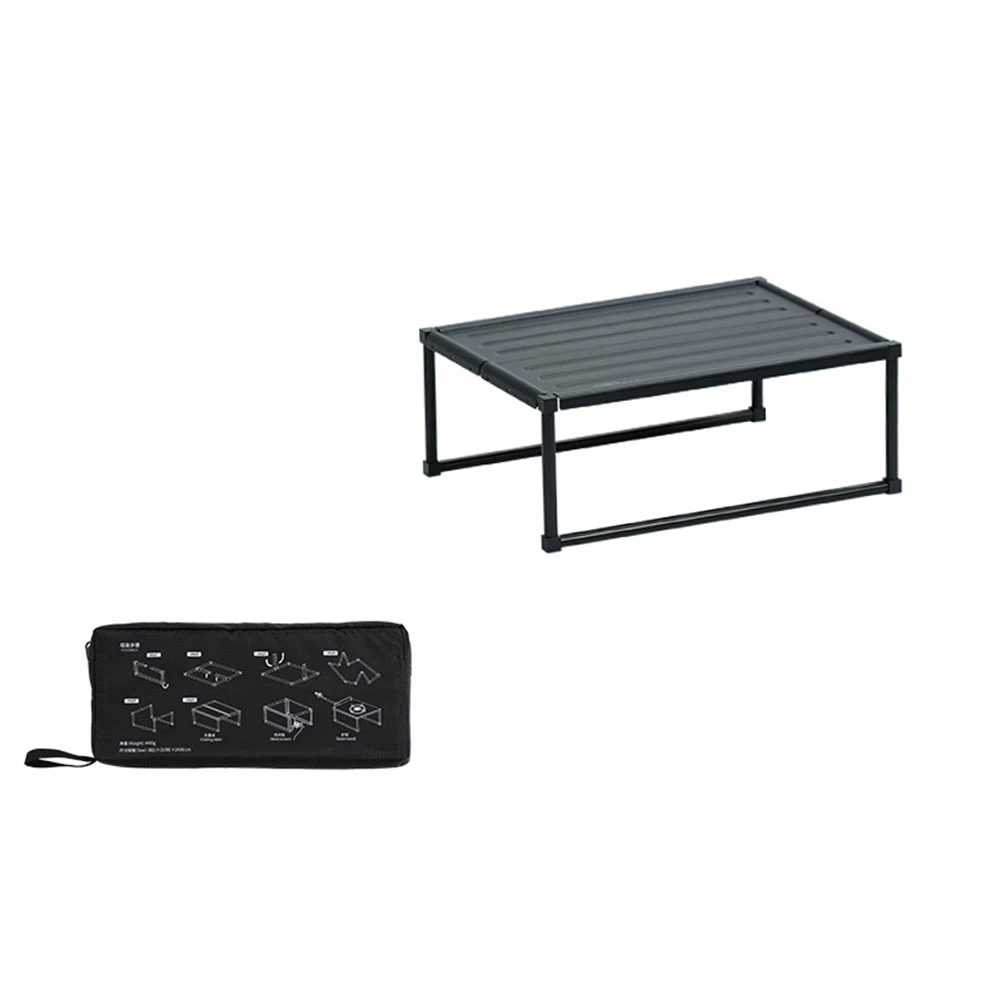 

Outdoor Portable Folding Table Camping Picnic Daily Use Windshield Barbecue Multifunctional Folding Desk Large Small Tackle