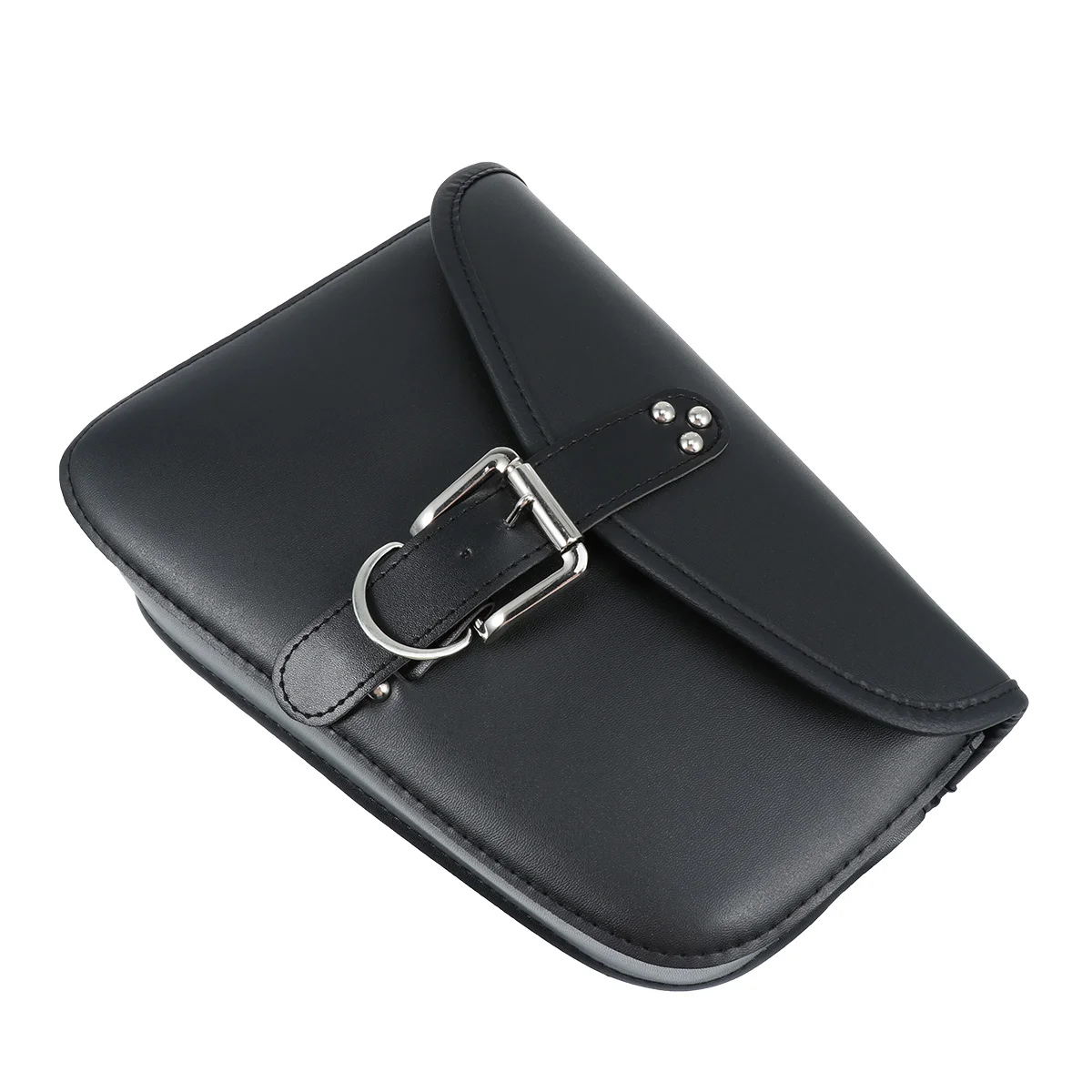 

Motorcycle Hanging Bag Triangle PU Waterproof Wear-resistant Saddlebag Motorcycle Hanging Bag for Motorbike - Right