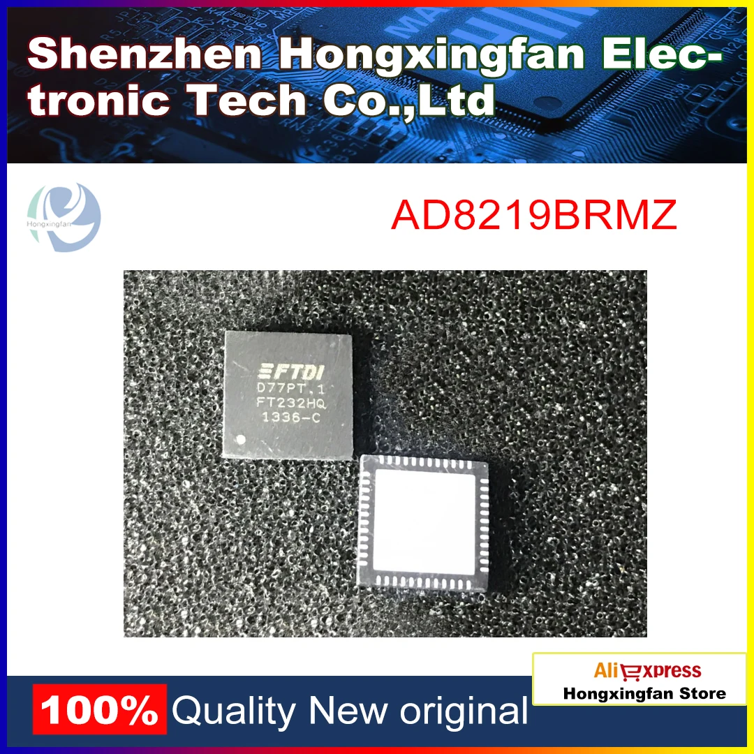 

1PCS FT232HQ Hongxingfan In stock USB interface IC USB HS to UART/FIFO SPI/JTAG/I2C QFN-48 Integrated Circuit