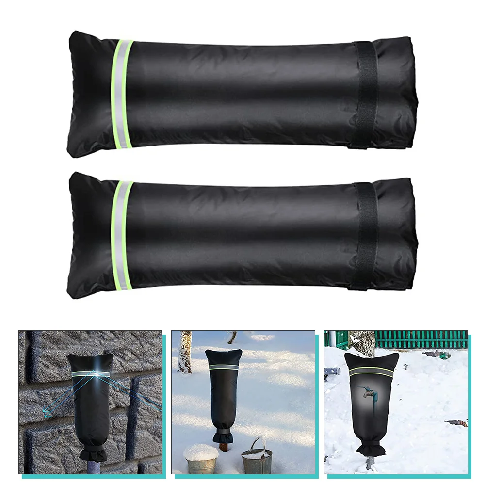 

2pcs Outside Water Covers Anti-Freeze Outdoor Tap Covers Reusable Spigot Covers