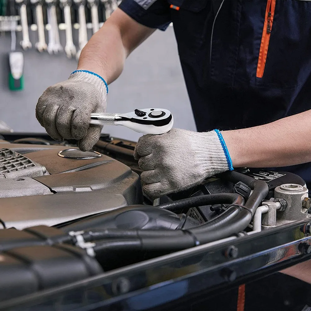 Набор коротких храповых механизмов с приводом 1/4 3/8 1/2 дюйма быстросъемная