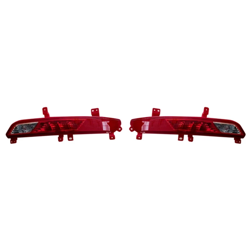 

1Pair Car Rear Bumper Fog Light Parking Warning Reflector Taillights Brake Lamp For Geely Tugella FY11