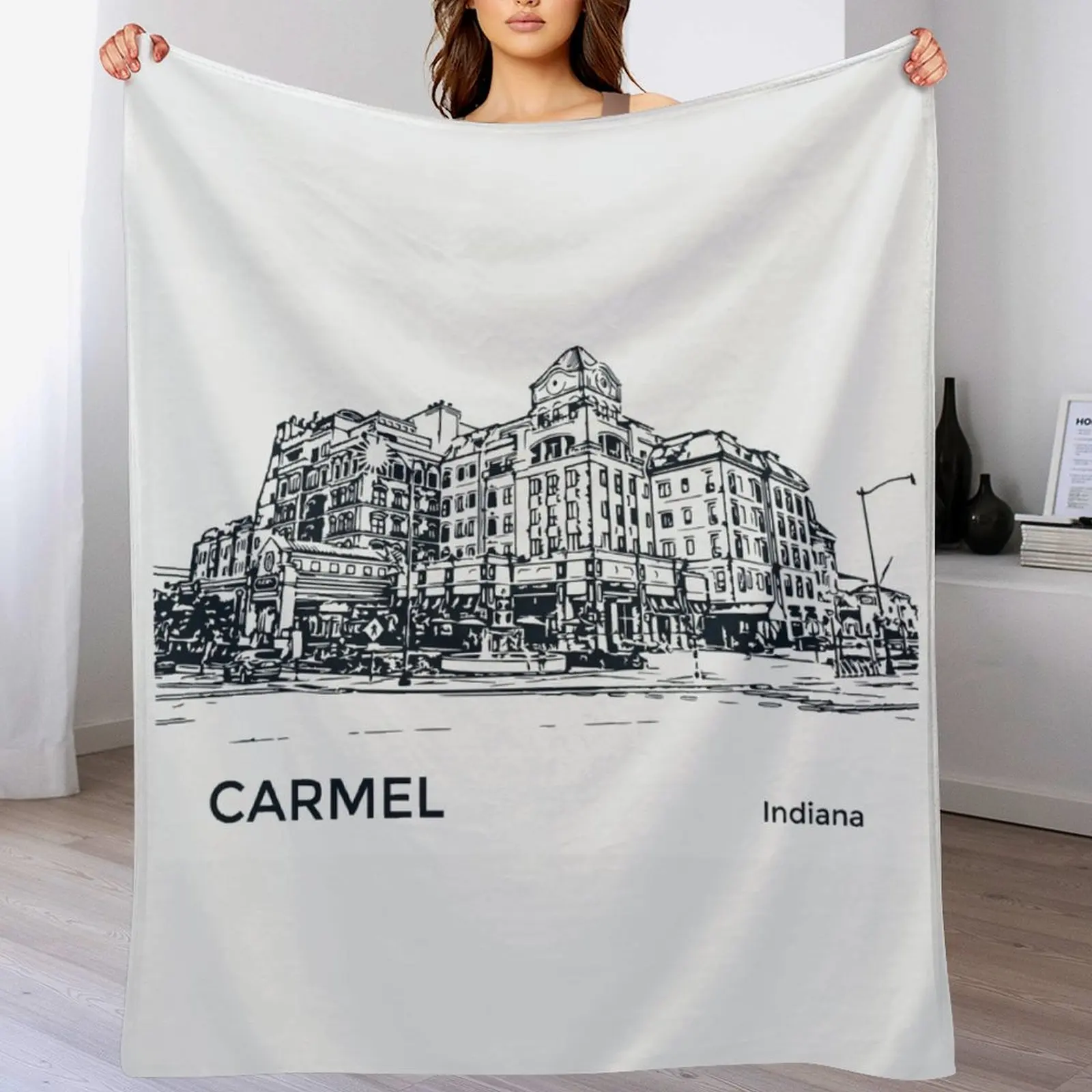 Одеяло Carmel Indiana для дивана Одеяла на заказ