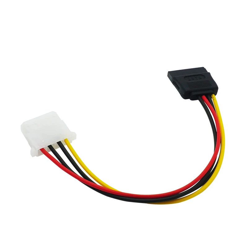 Кабель питания с 4-контактным разъемом Molex Female на 15-контактный разъем SATA для Dvires IDE