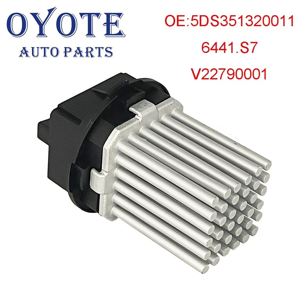 OYOTE 4 контакта 6441.S7 5DS351320011 V22790001 вентилятора отопителя резистор мотора для CITROEN C3 C4