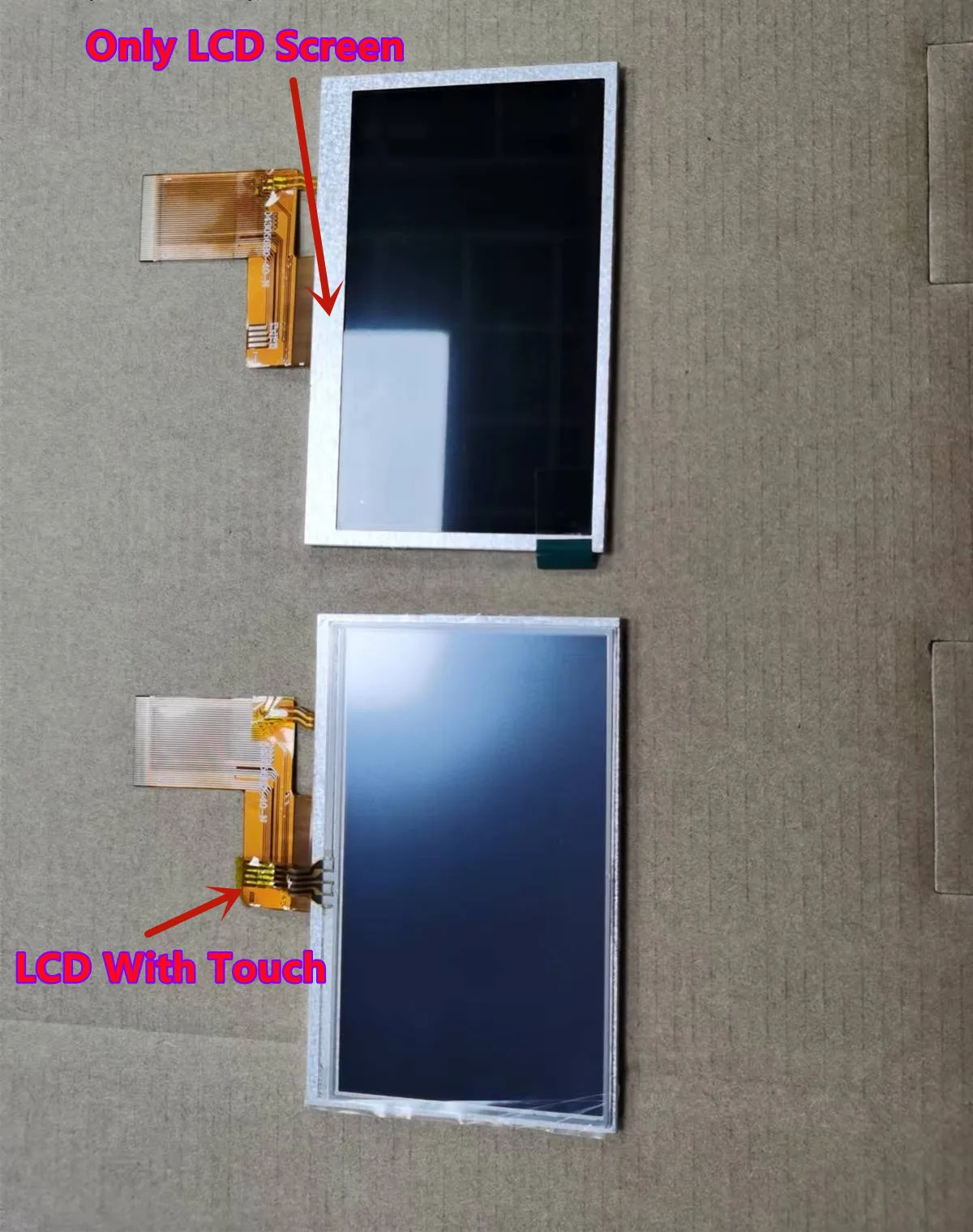 For 4.3 inch 40 Pin TFT LCD Display With Touch Common Screen GL043056B0-40 HD430B0-24 043056B0-40 GL04303600-40 ZNL043T702-P40