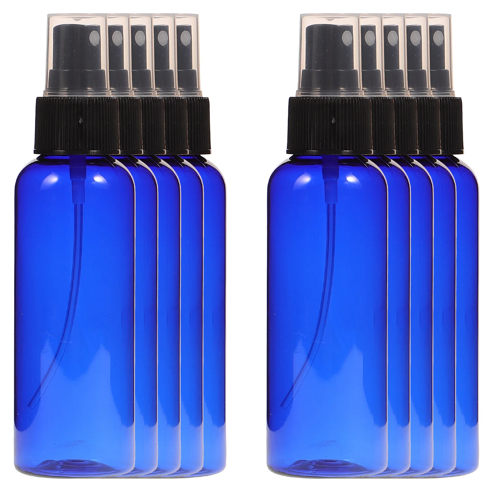 

10 Pcs Bottle Mist Atomizer Lotion Travel Container Round Perfume Sprayer Amber Bottles