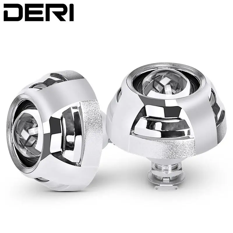 2,5 дюймовые Биксеноновые HID Проекционные линзы, автомобильный стайлинг автомобилей для Porsche, универсальные линзы для Фар H4 H7, гнездо