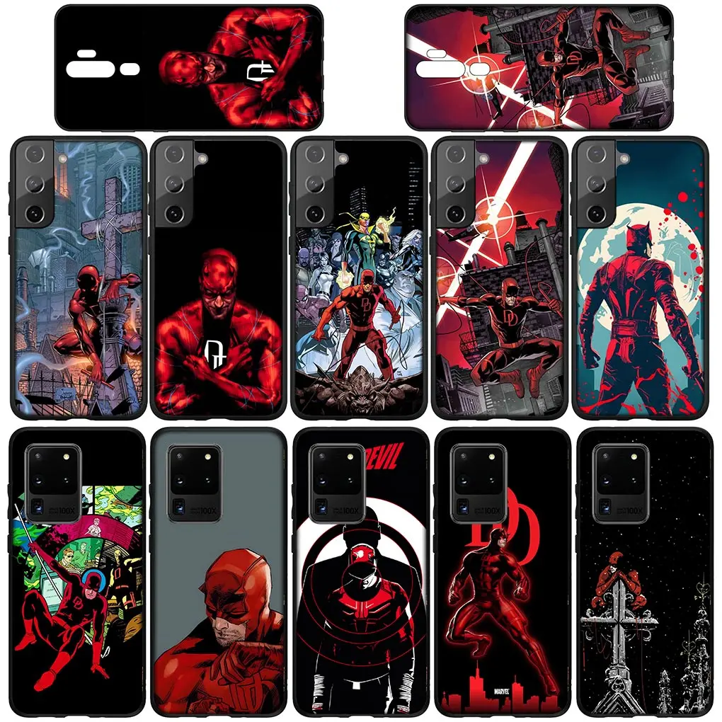 Чехол с плакатом Marvel Daredevil для Samsung Galaxy Note 20 Ultra 10 8 9 S10 Lite S9 A6 A8 Plus A7 A9 A06 A16 M35