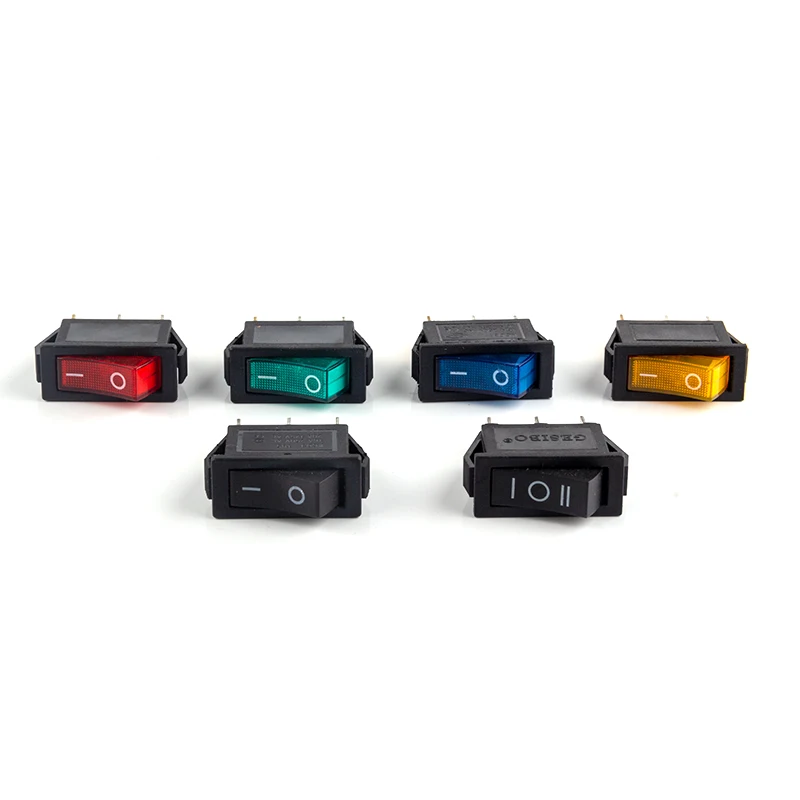 KCD3 клавишный переключатель ВКЛ-ВЫКЛ 2 Позиции 3-контактное электрическое