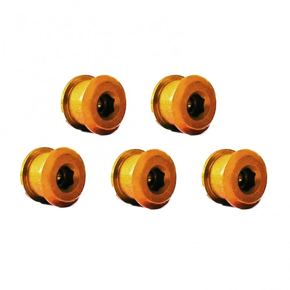 5Pcs Bike Chainring Screws Monoplate Double Plate CNC Chainwheel Bolt For MTB Road Fixed Gear Cycling Crankset Parts - купить по