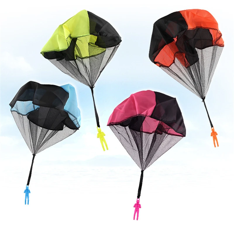 

5 Pcs Kids Mini Hand Throwing Parachute Soldier Toy for Child Outdoor Sports Parachute Educational Funny Sports Play Game Toys