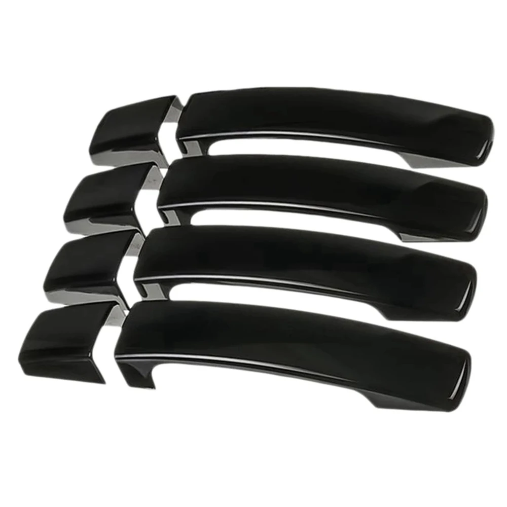 8 шт. глянцевые черные накладки на дверные ручки отделка для Land Rover Range Sport Discovery 3