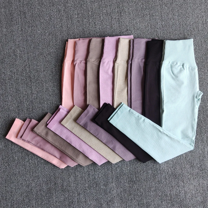 

New Yoga Pants Sports Clothing Seamless Legging Solid High Waist Full Length Workout Leggings For Fittness Yoga Leggings