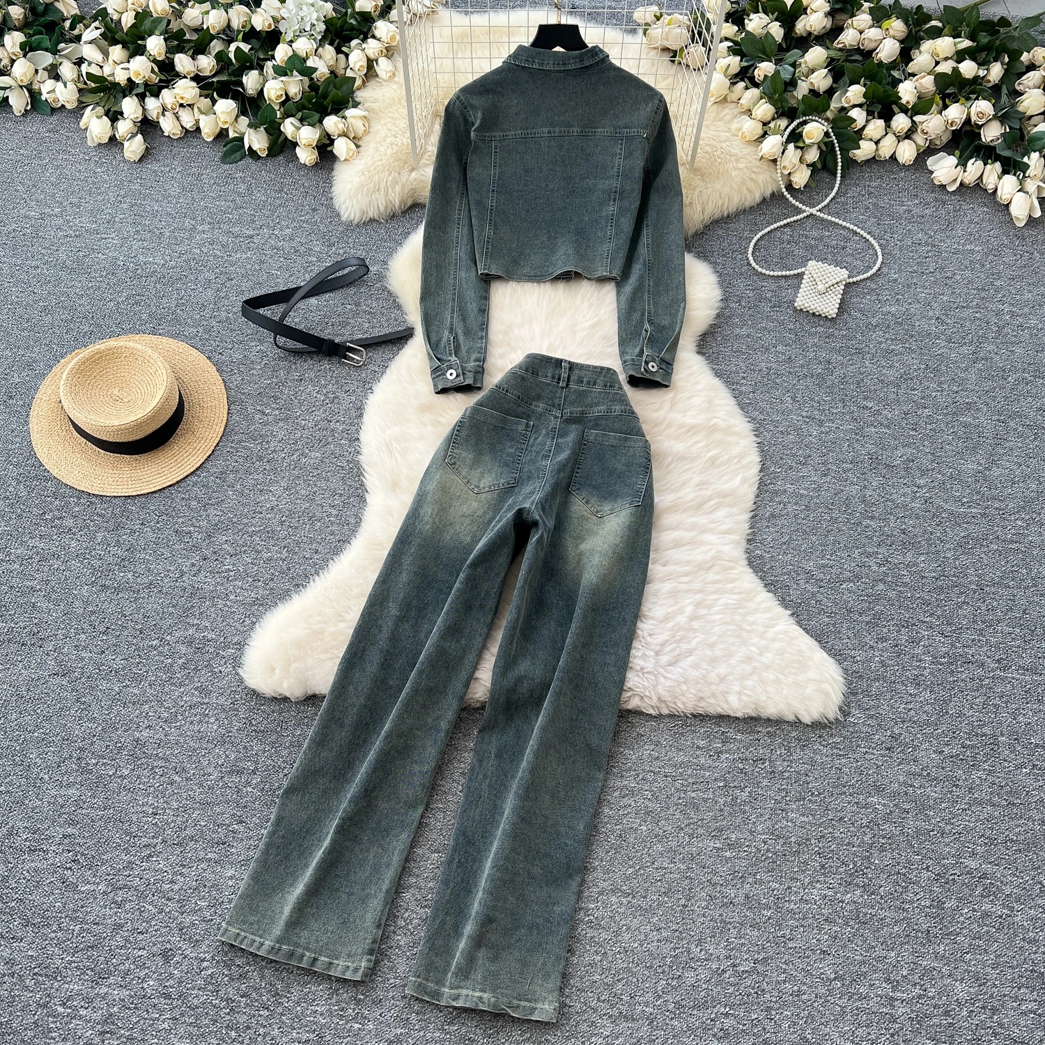 Женские джинсовые комплекты Amolapha