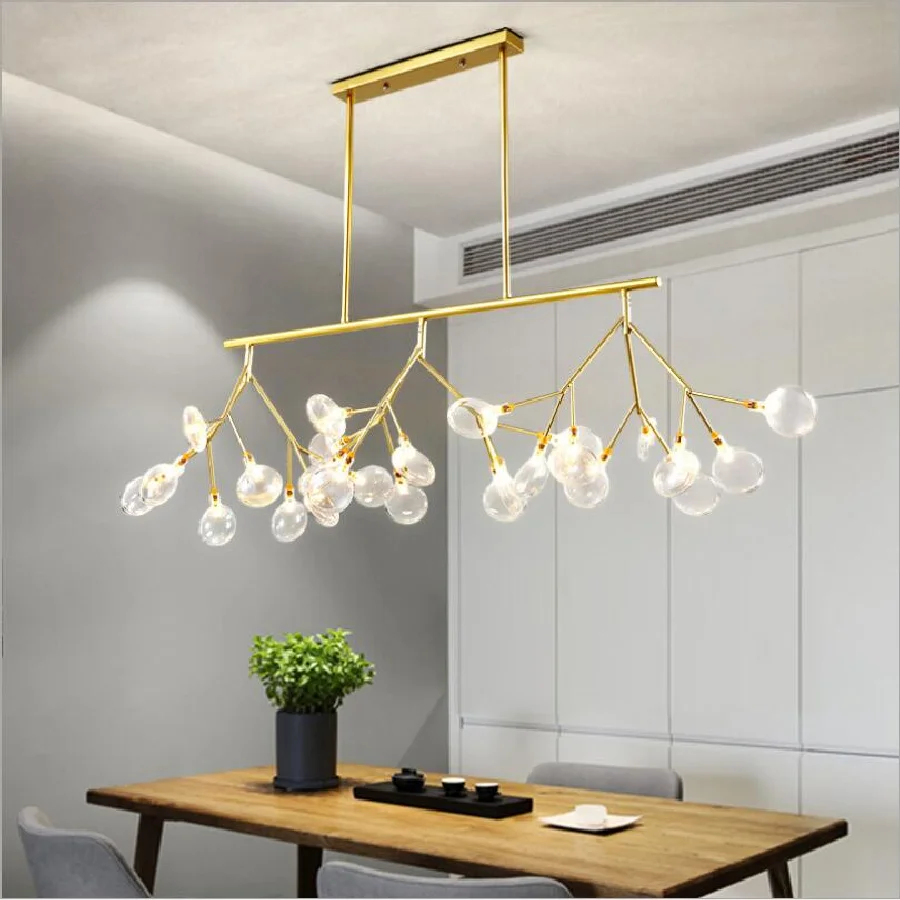 

Postmodern Firefly Tree Branch Chandelier Light Stylish for Kitchen Chandeliers Living Room Indoor Decor Designer Hanging Lights