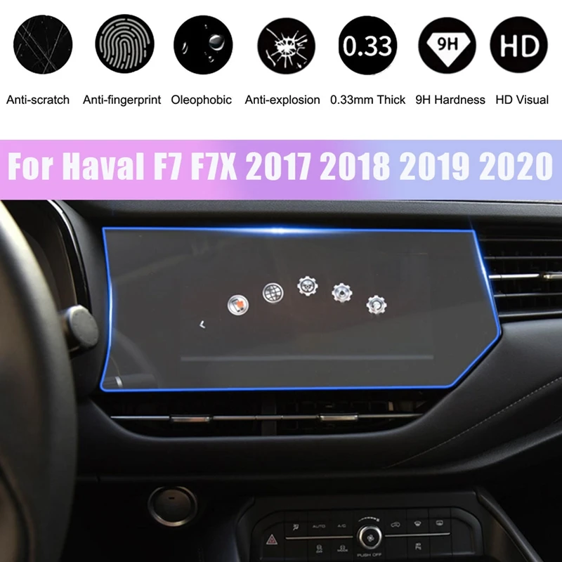 

Tempered Glass Film for Haval Great Wall F7 F7X 2017 2018 2019 2020 Car Radio DVD GPS Navigation Touch Screen Protector