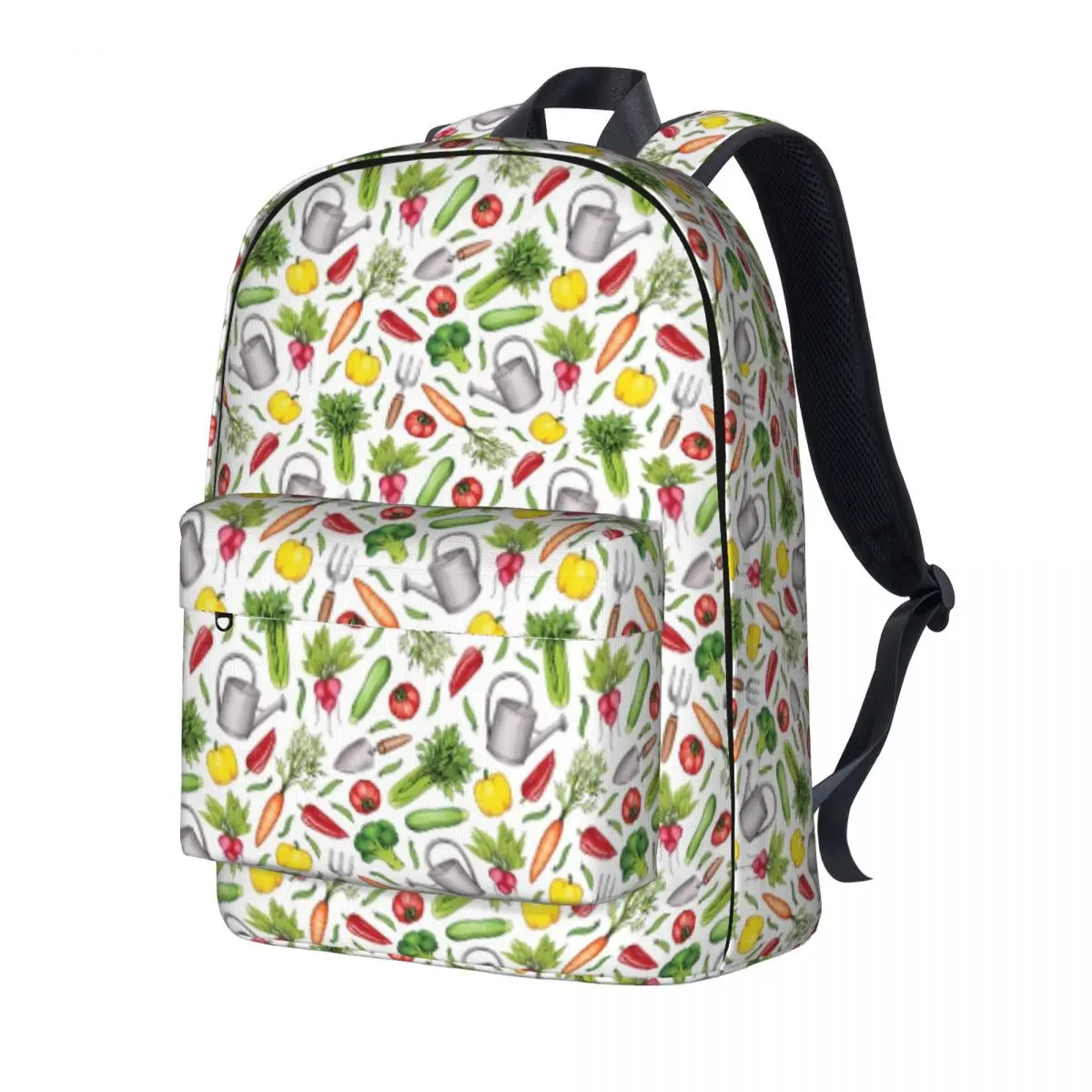 

Radishes Print Backpack Vegetable Garden Hiking Backpacks Boy Girl Aesthetic High School Bags Custom Pattern Rucksack