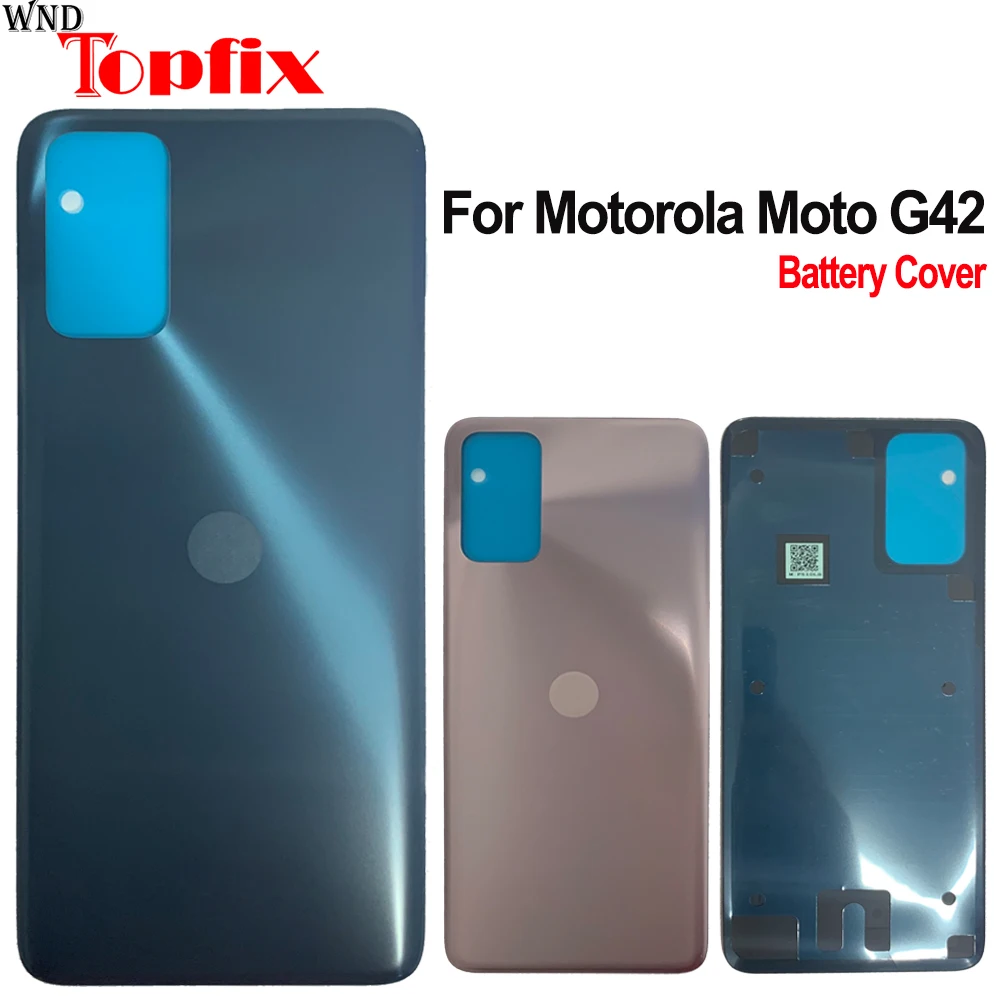 

New For Motorola Moto G42 Back Battery Cover Rear Housing For Moto G42 Battery Door Case Replacement Parts