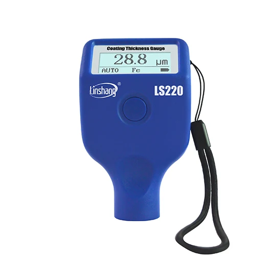 

LS220 auto car paint film coating Thickness gauge meter Tester instrument Fe/NFe For Non magnetic and Non conductive Coatings