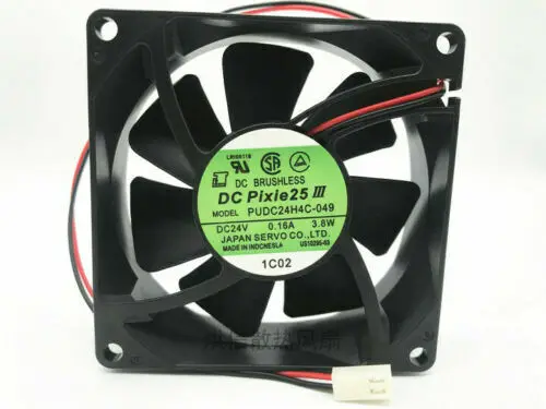 SERVO 8025 PUDC24H4C-049 DC24V 0.16A 3,8 W 2-проводной инверторный охлаждающий вентилятор