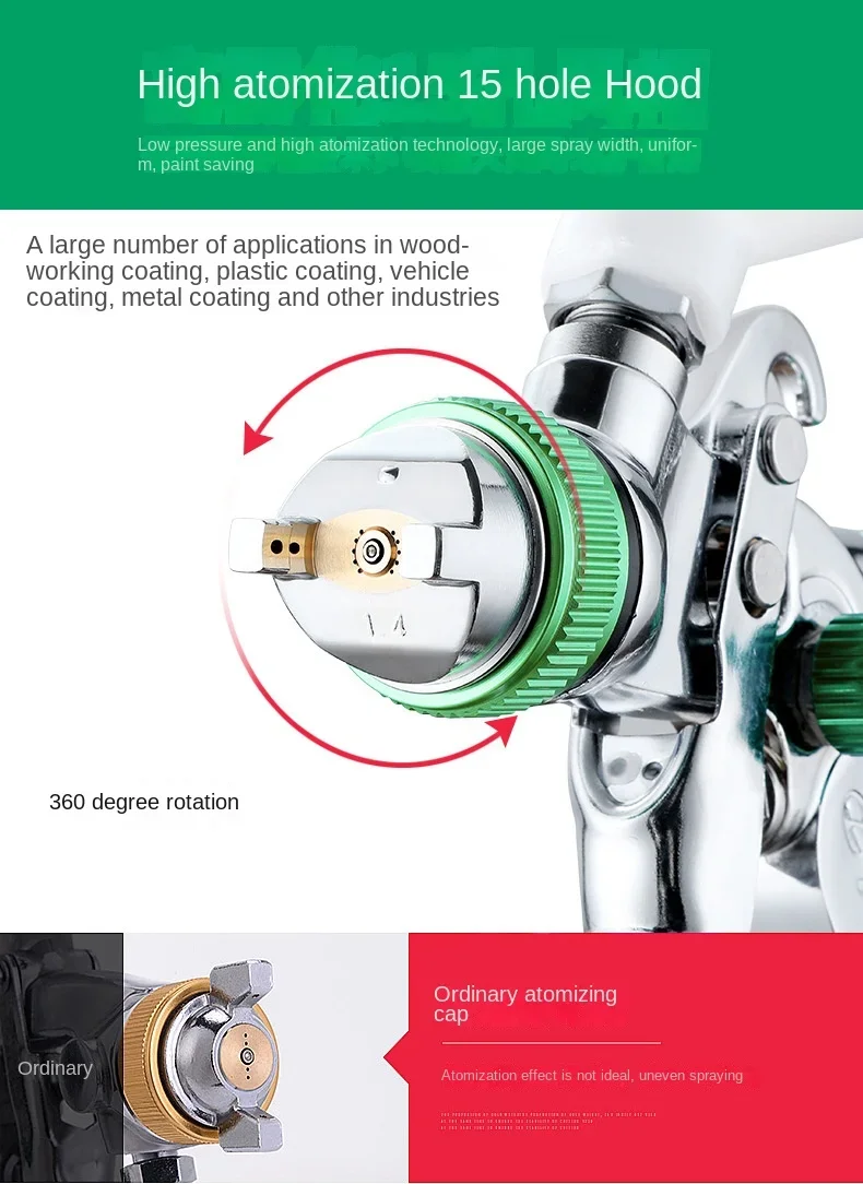 Профессиональный краскопульт 1 4/1 7/2 0/2 5 мм