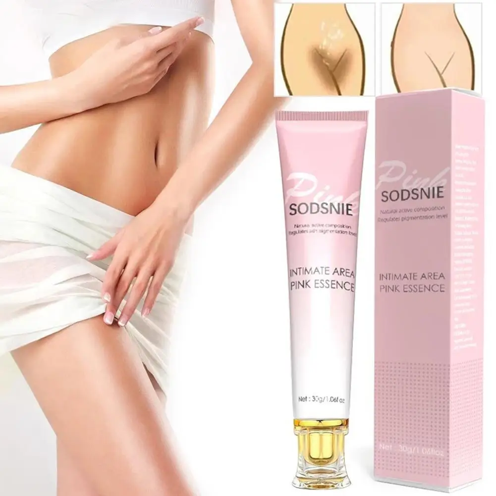 

30g Intimate Area Pink Essence Whitening Serum Lighten Pigmentation Dullness Private Part Nourish Repair Gentle Body Skin Care