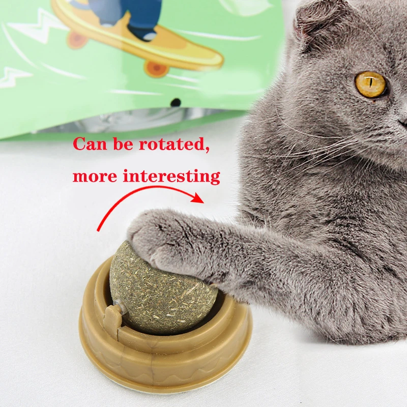 Настенная игрушка-шарик для кошек подходит здорового и натурального устранения