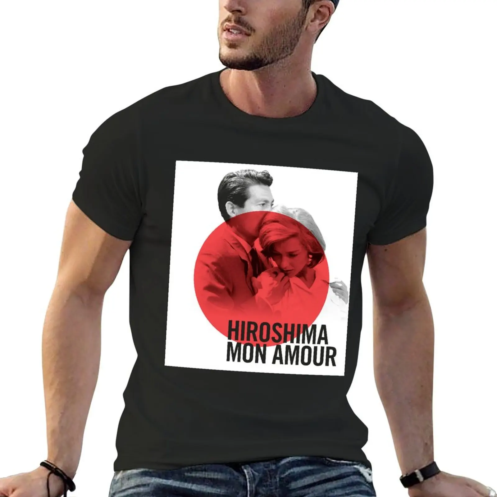 Футболки с графическим рисунком хирошима Мон Амур хлопковые футболки простые