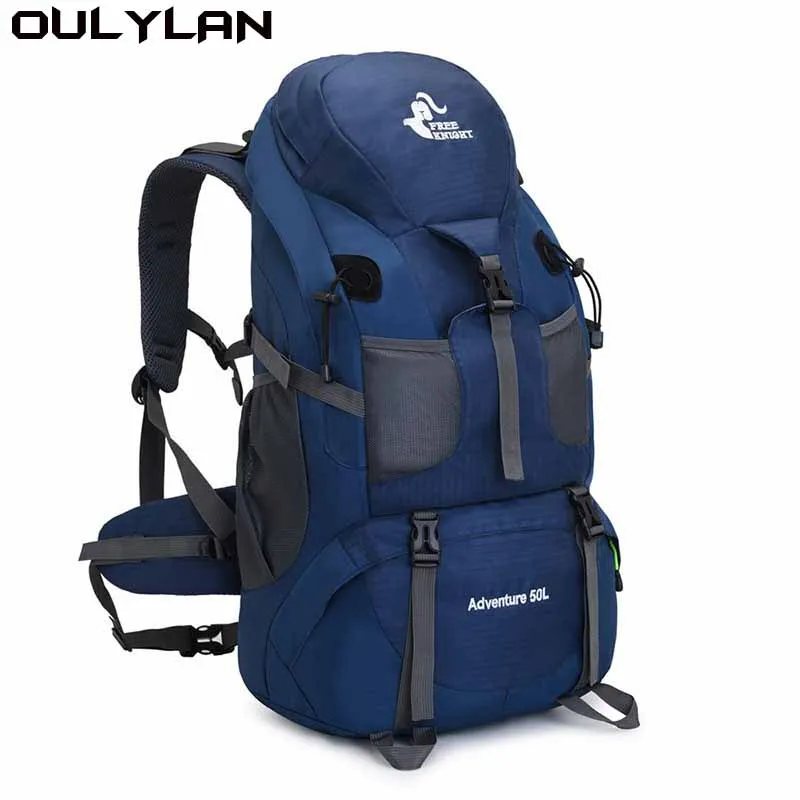 

Уличный дорожный рюкзак Oulylan объемом 50 л, мужской женский рюкзак для кемпинга, походов, Спортивная Ультралегкая сумка из полиэстера для альпинизма