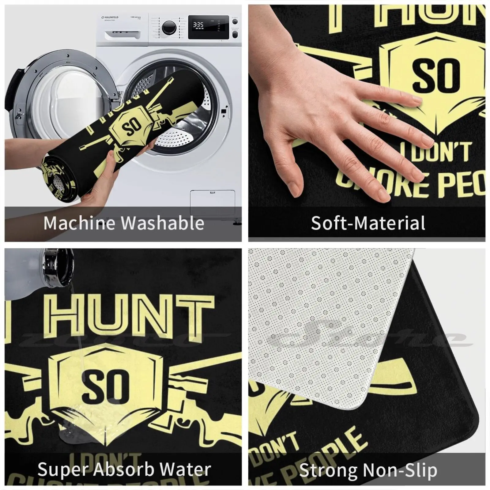 Забавный охотничий коврик для сезона я охотничьего так что не удушит людей