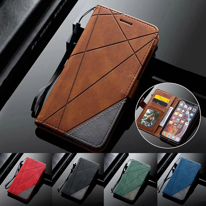 

Leather Wallet Case for VIVO Y20 Y20S Y11S Y12S Y11 Y12 Y15 Y17 Stand Holder Flip Cover for VIVO Y52 Y72 Y53S Y51S Y51 Y31