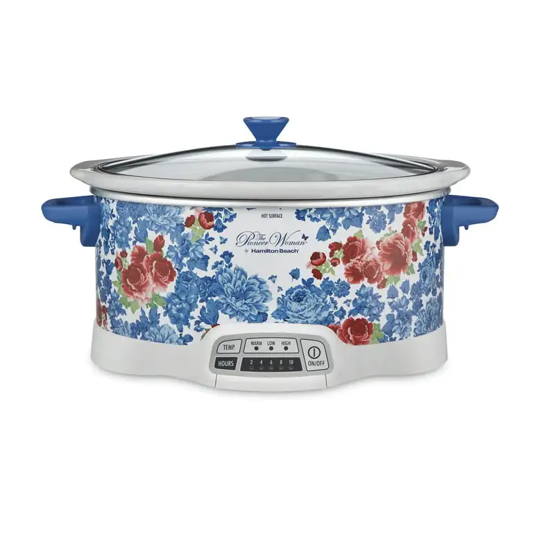 

Frontier Rose 7-Quart Programmable Slow Cooker