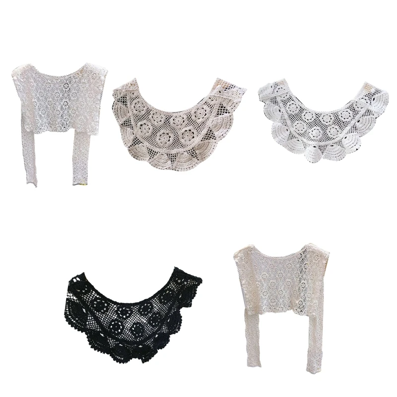 

Женский шарф с узлом, Весенняя модная мягкая Наплечная шаль с вязаным крючком узором