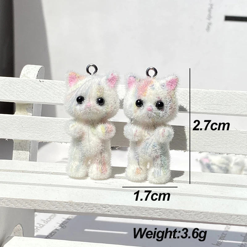 Подвески в виде кошек 2 шт цвет ассортименте