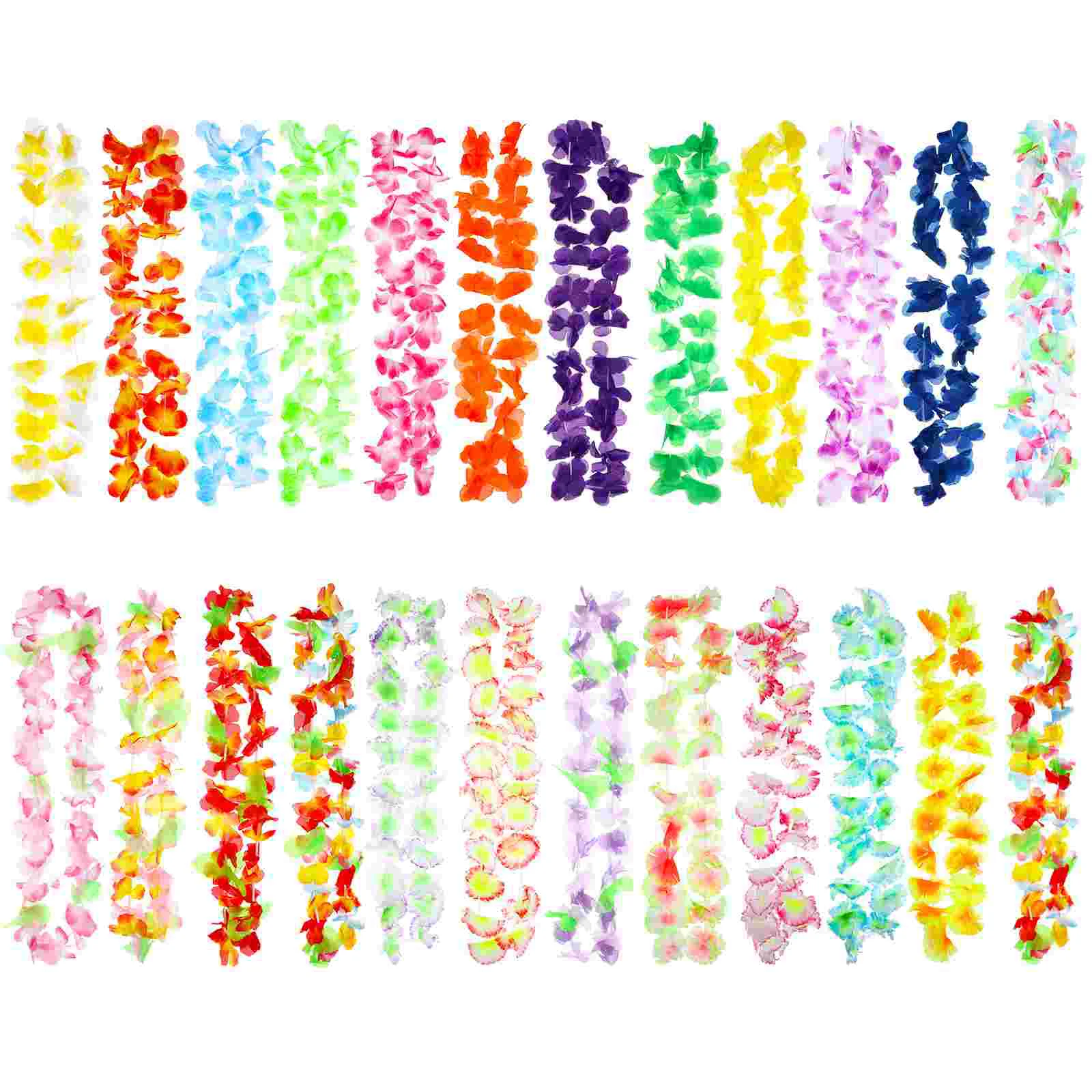

Hawaiian Leis Party Necklace Luau Garlanddecorations Flower Wreath Tropical Performance Hawaii Beach Garlands Men Lei Lays Decor