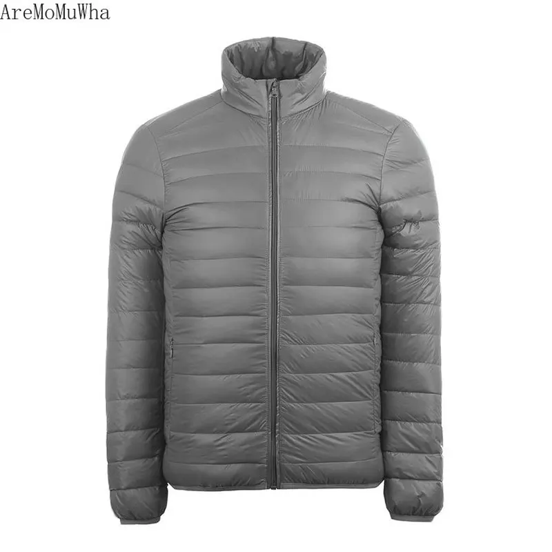 New Winter Clearance Light Down Jacket Men'sShort Slim Ultra-thin Youth Middle-aged Super Light Down Jacket  Puffer Jacket Men
