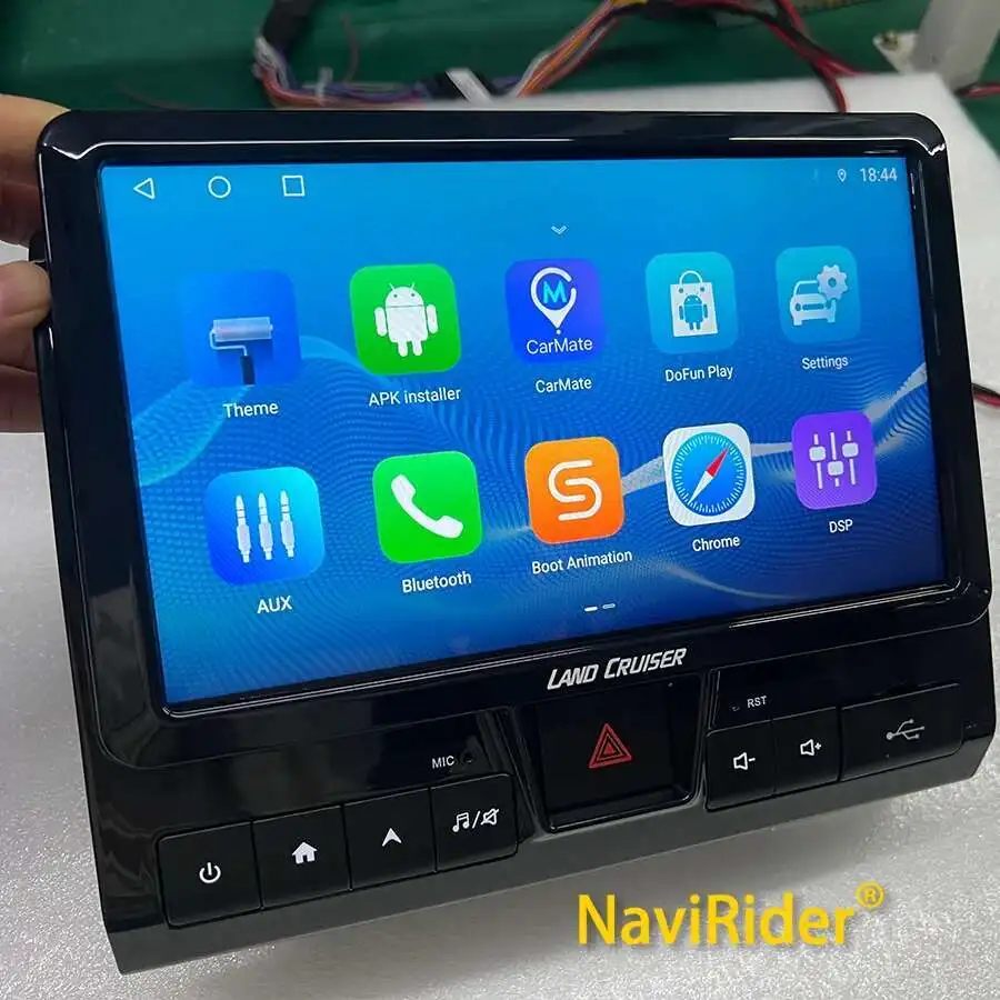

Автомобильный мультимедийный плеер 11,2 "CarPlay Android 13 GPS WiFi стерео радио для Toyota Land Cruiser 70 75 76 LC70 LC75 LC76 2007-2021
